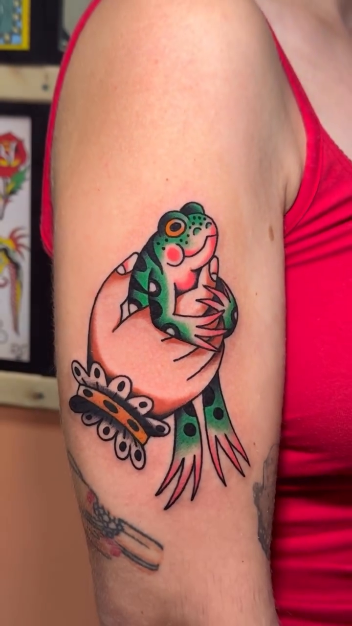 Tattoo by @brimsytats — american_traditional, illustrative