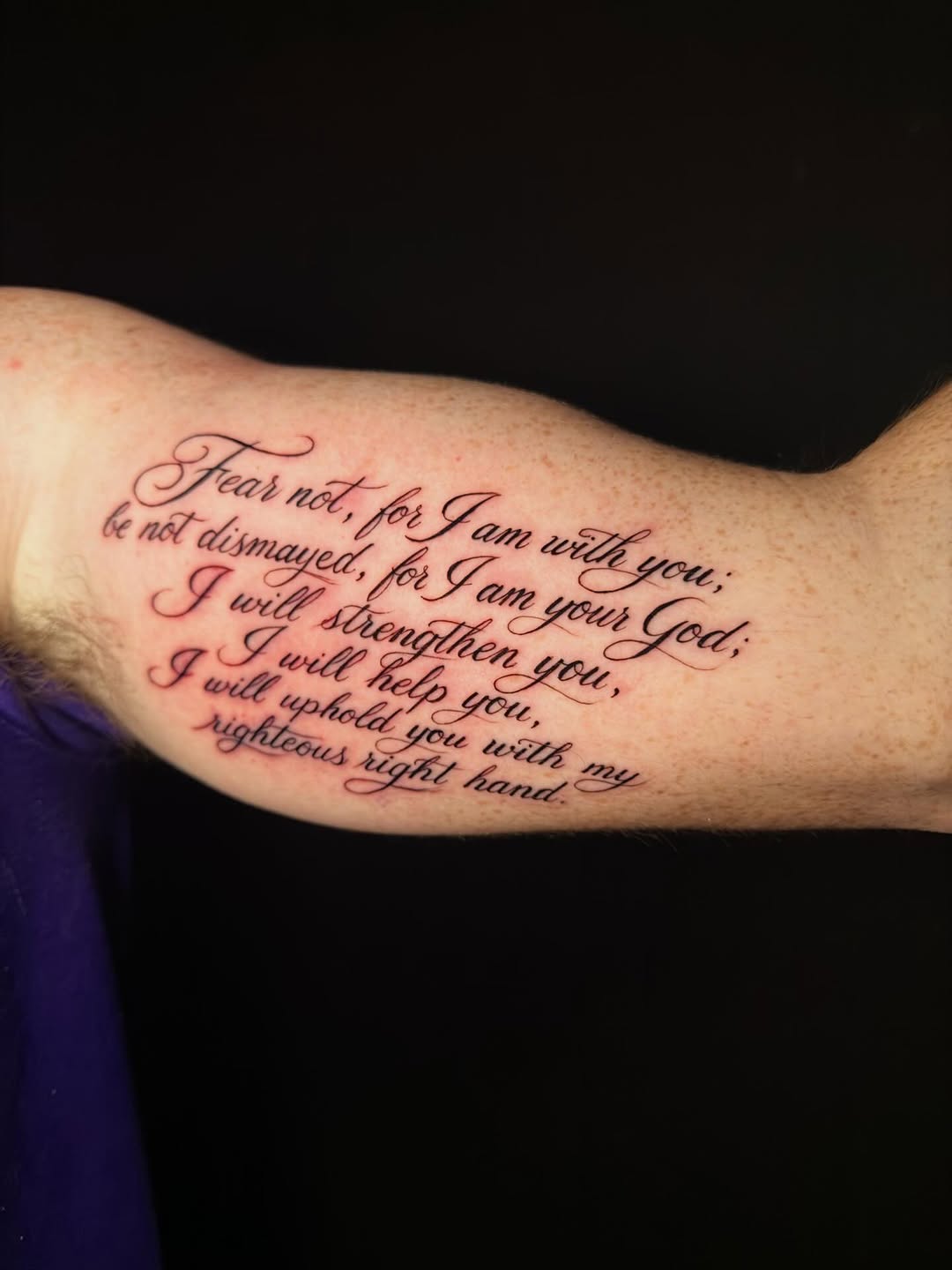 Tattoo by @georgetattooartist — lettering_script, fine_line