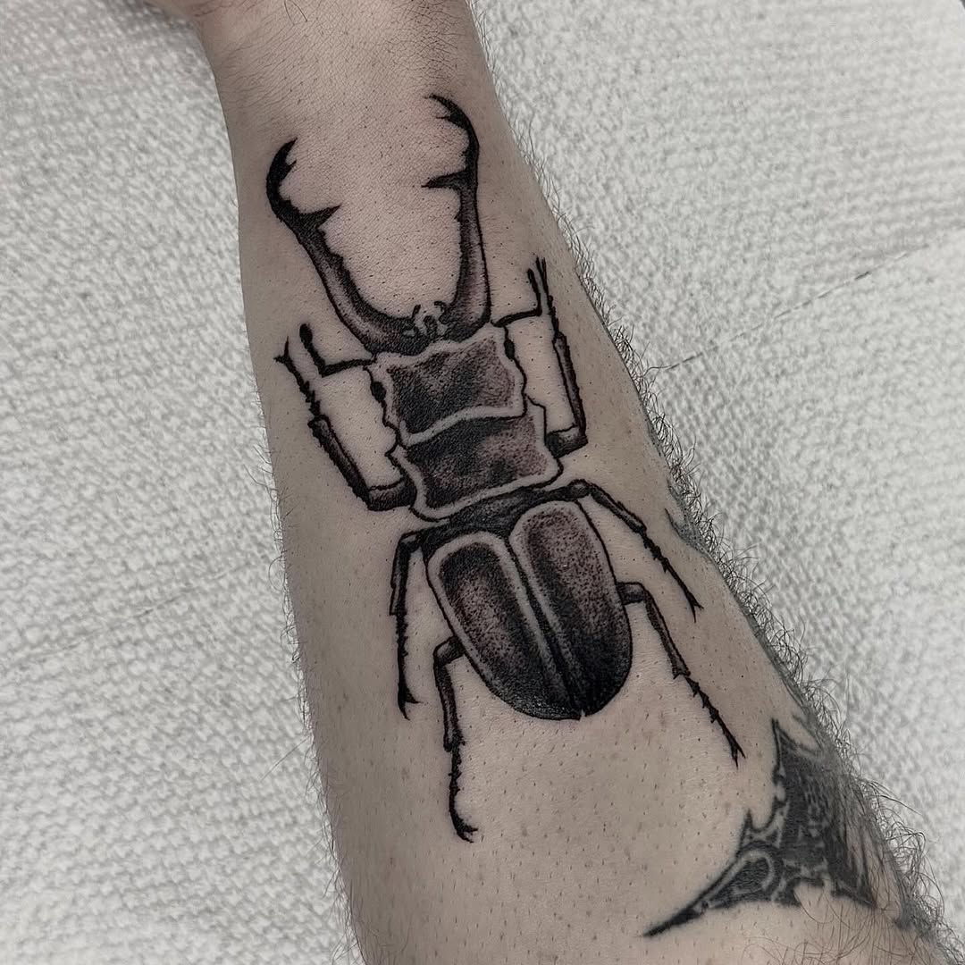 Tattoo by @gutsandink โ black_and_grey, realism