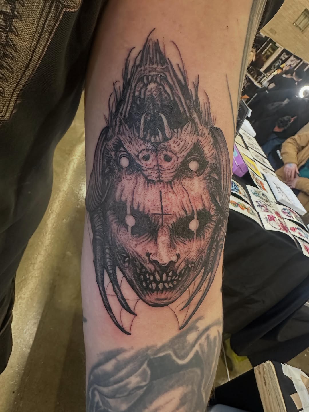Tattoo by @lenca_art โ dark_realism, black_and_grey
