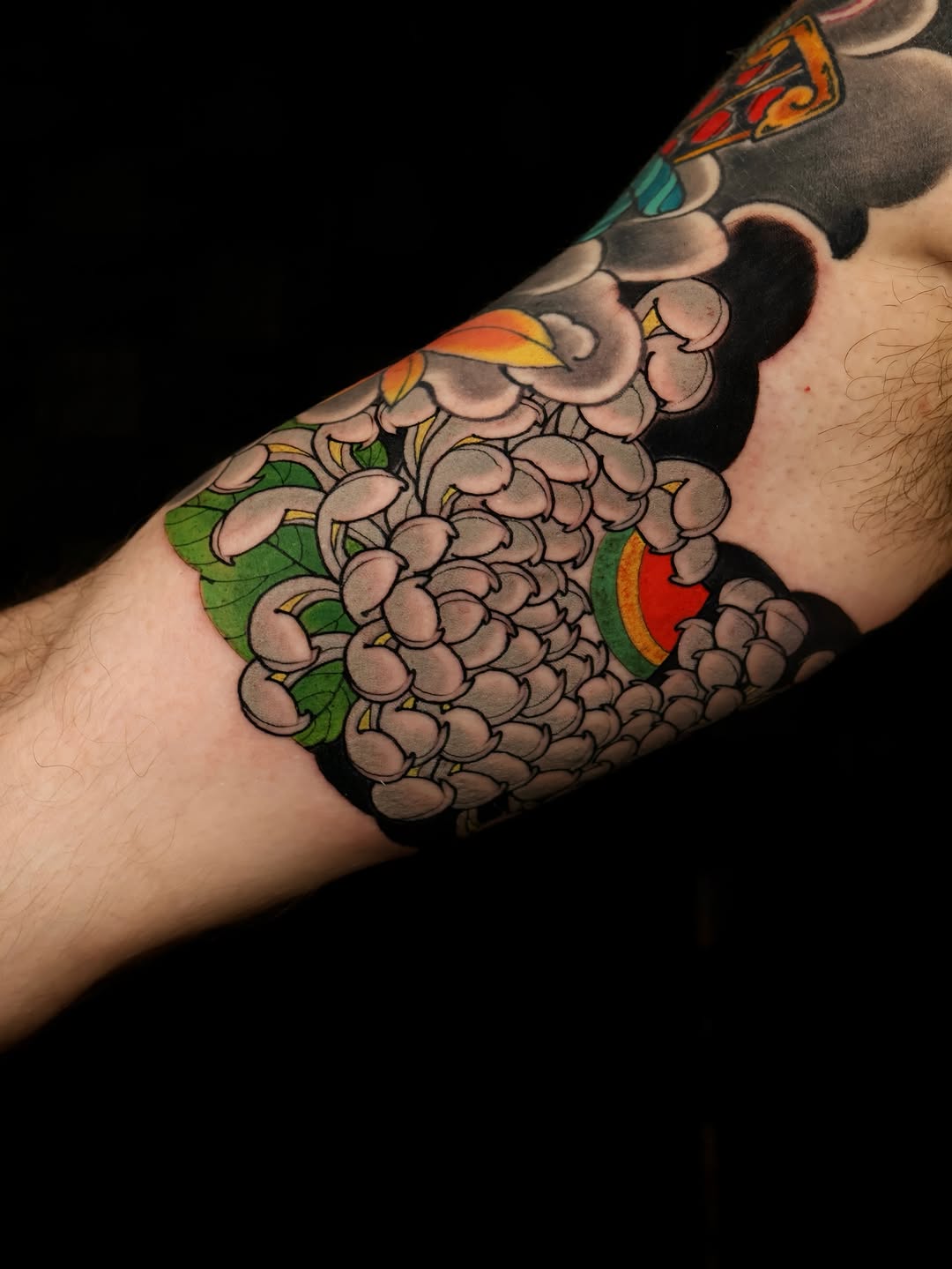 Tattoo by @jacoabarca โ japanese_irezumi, black_and_grey