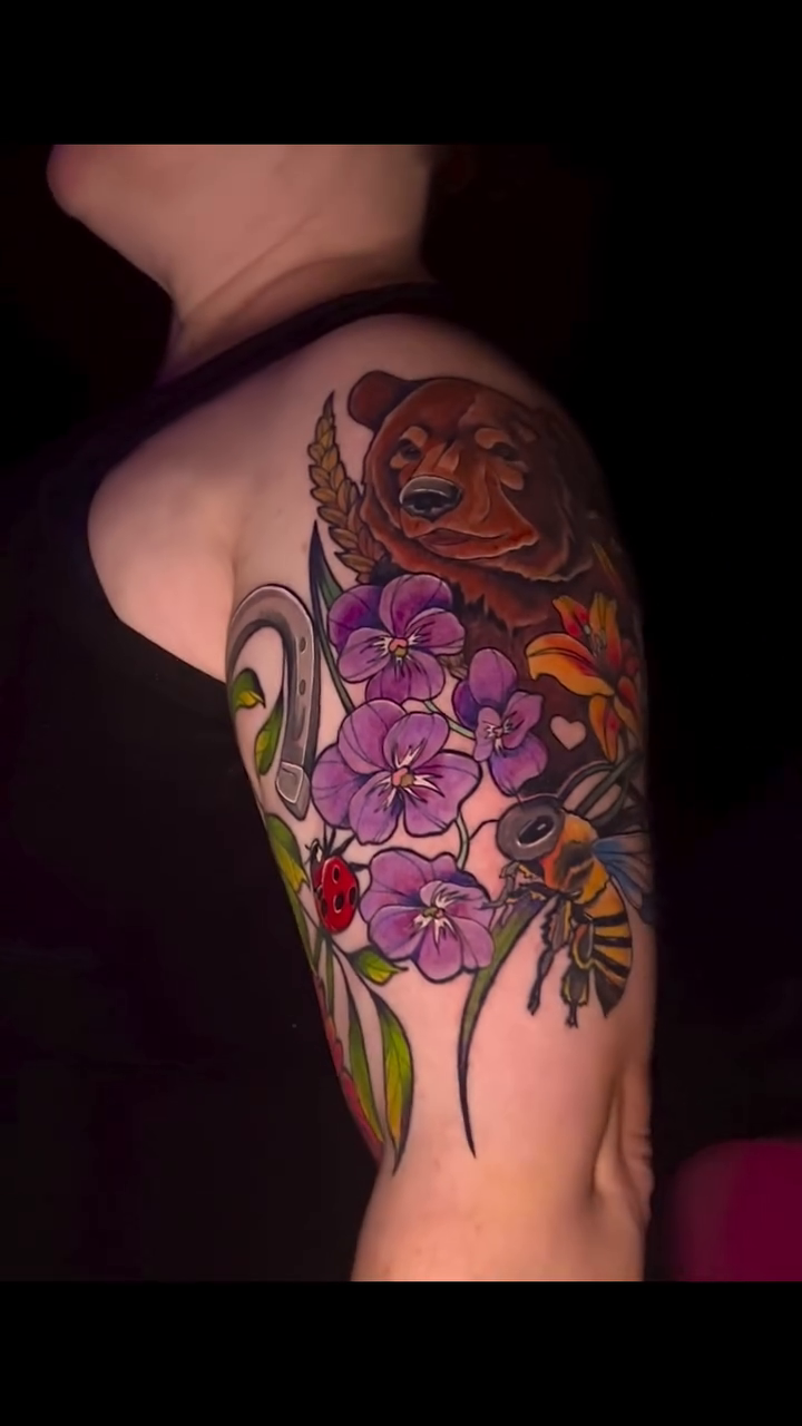 Tattoo by @kastle.pokes — neo_traditional, realism