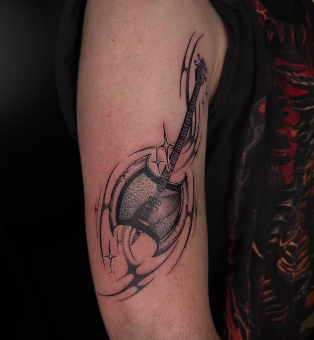 Tattoo by @tatsbychloe — illustrative, black_and_grey
