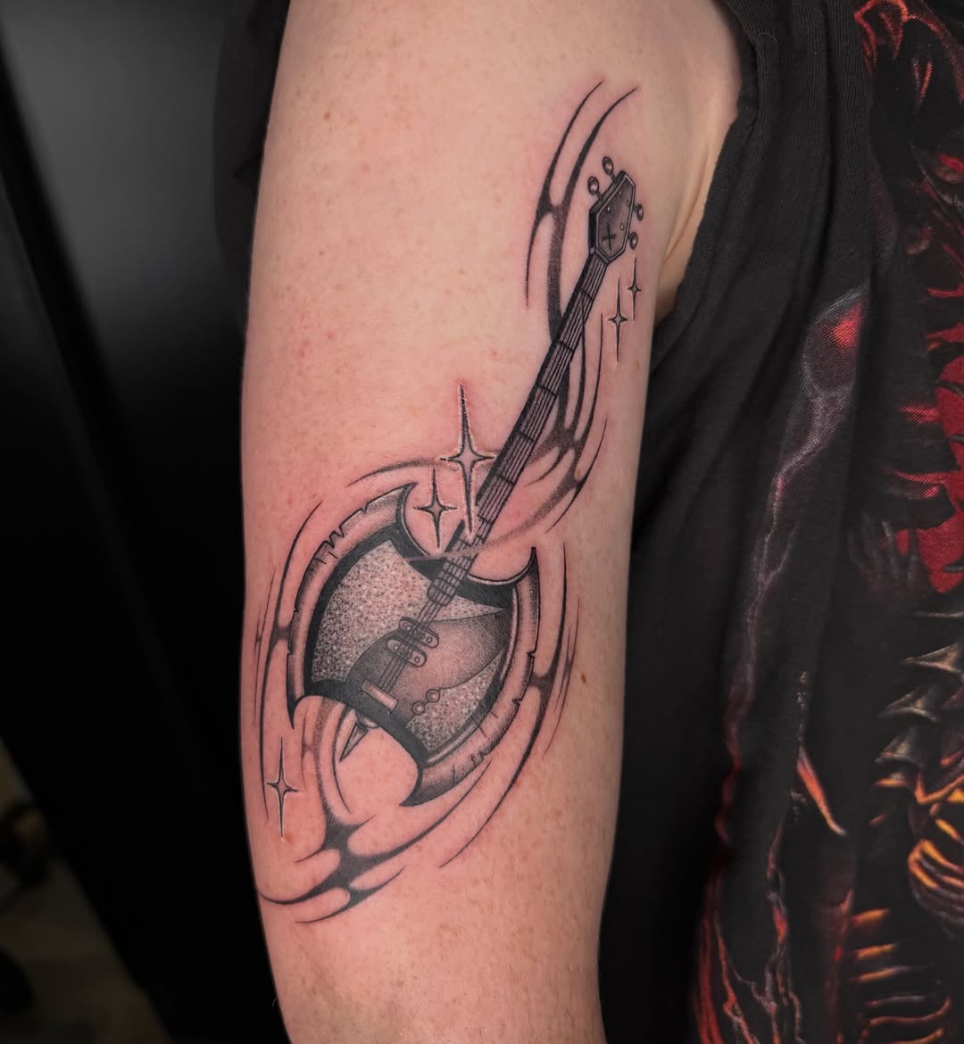 Tattoo by @tatsbychloe — illustrative, black_and_grey
