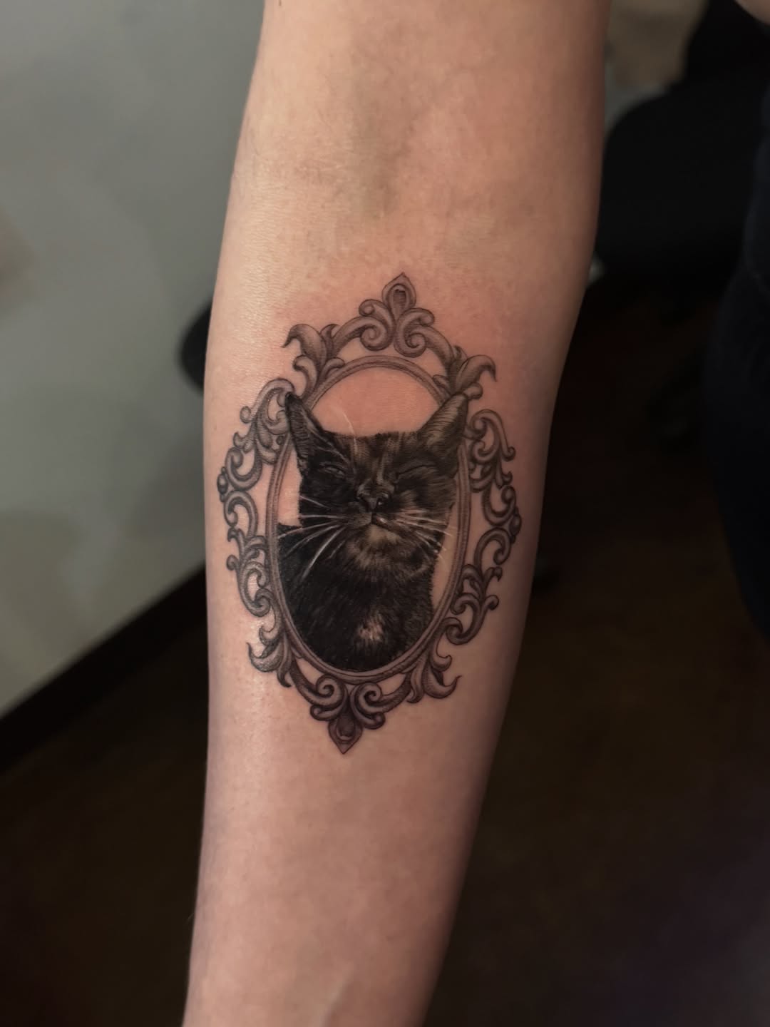 Tattoo by @miabacchi — realism, black_and_grey