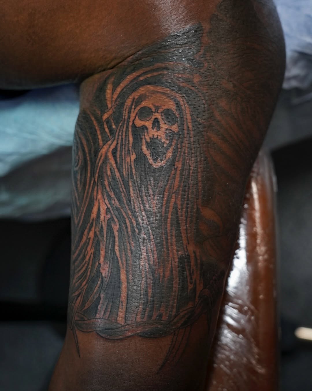 Tattoo by @spicolitattoos — blackwork