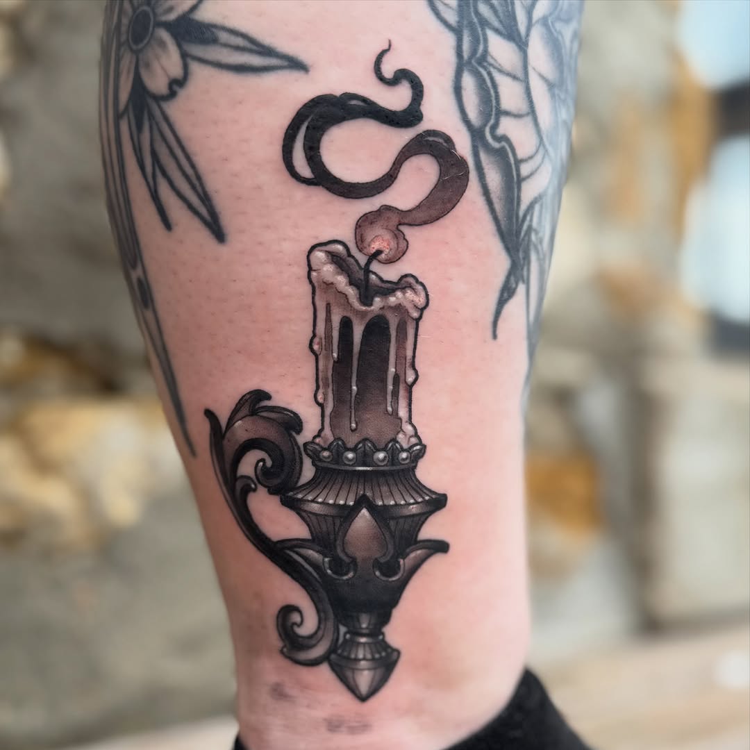Tattoo by @crappy_name — illustrative, black_and_grey