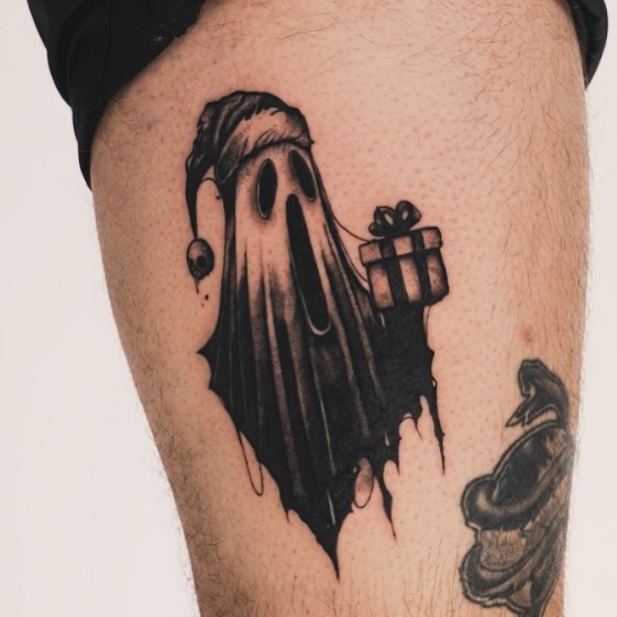 Tattoo by @tattoos_jara — black_and_grey, dark_realism
