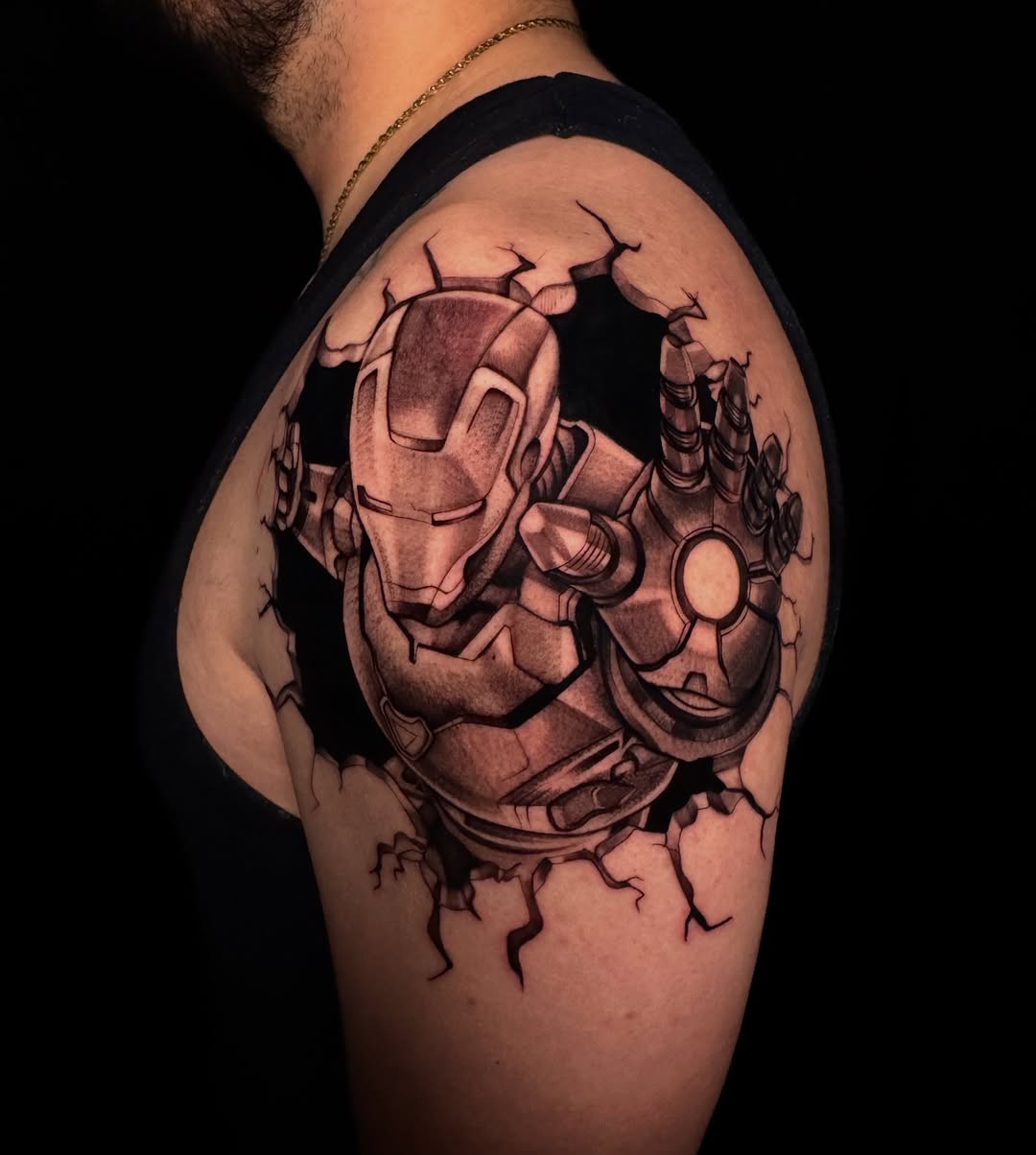 Tattoo by @roxbury_tattoos β realism, black_and_grey