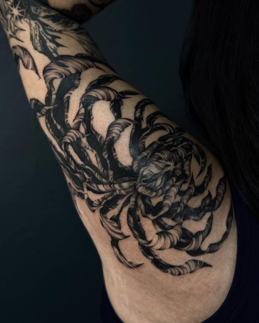 Tattoo by @tatxjoy — black_and_grey, realism