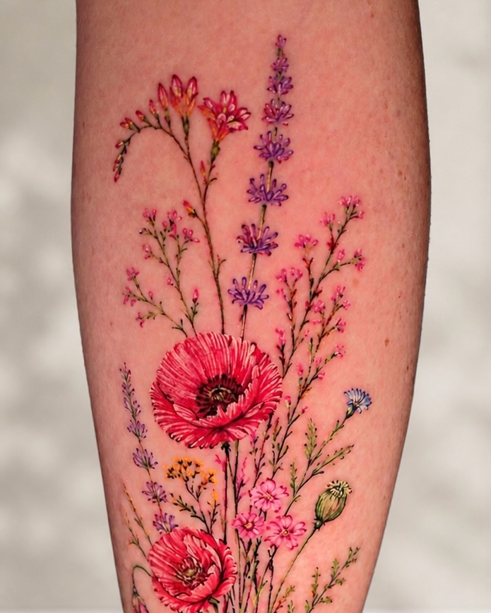 Tattoo by @mika.z.tattoo — realism, fine_line