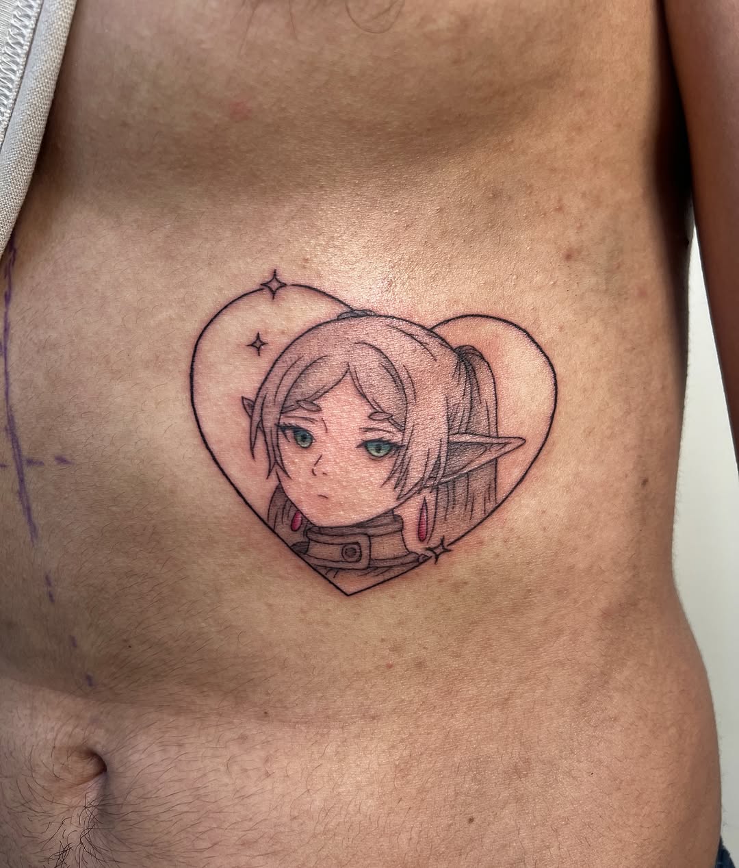 Tattoo by @pariente__chan — anime