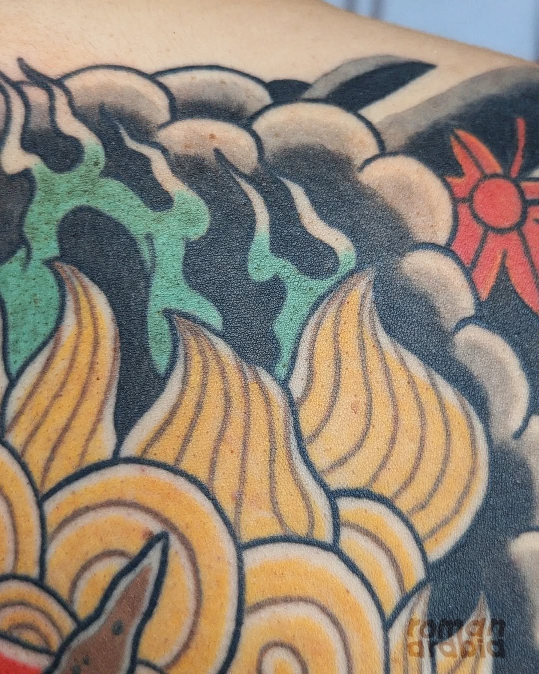 Tattoo by @roman.arabia.ink โ japanese_irezumi