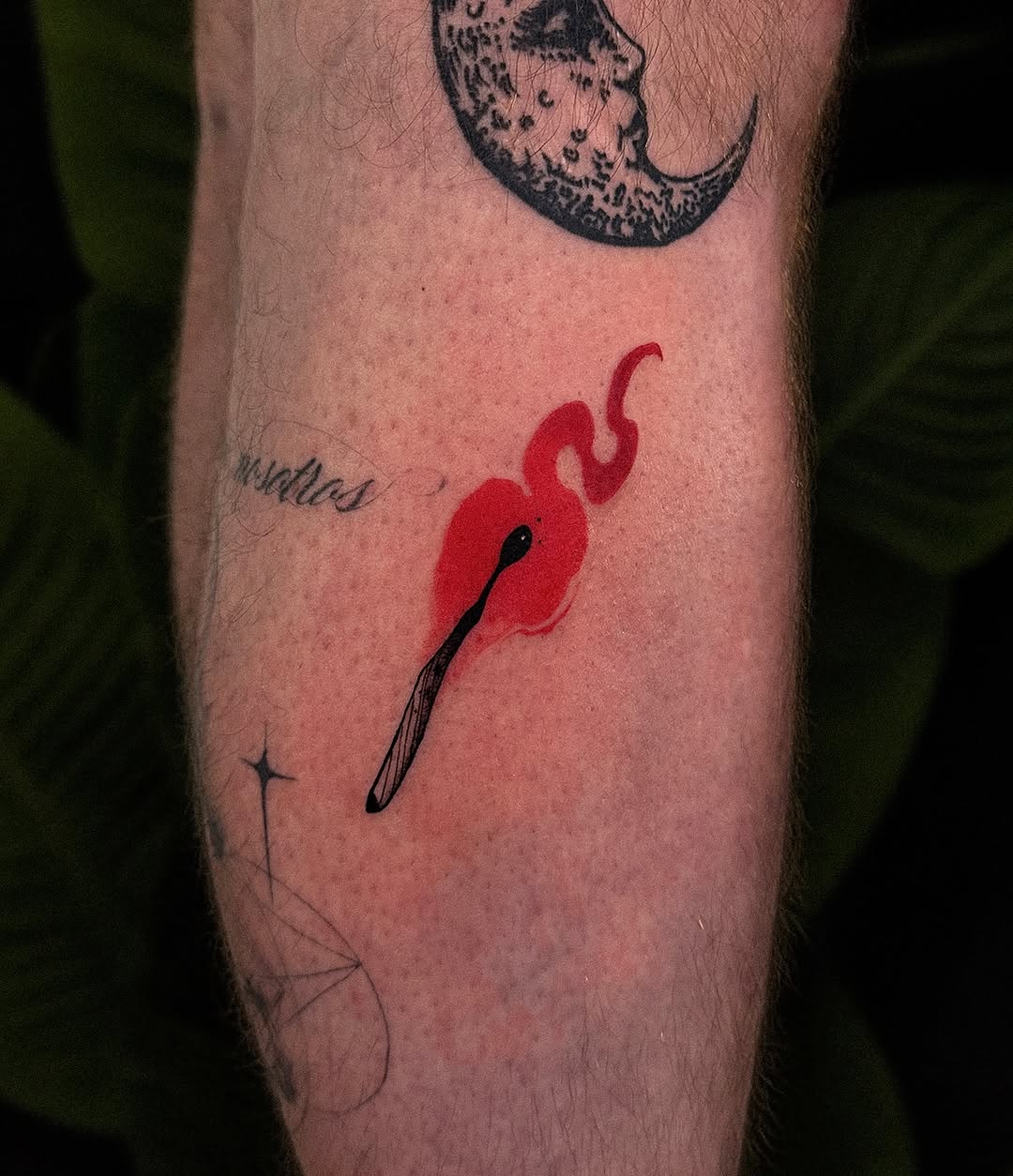 Tattoo by @marina_tats โ ignorant, trash_polka