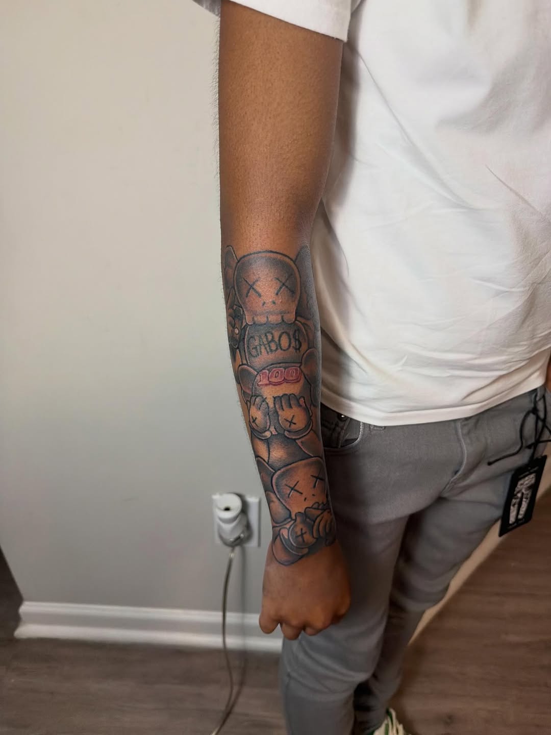 Tattoo by @nylainkedyou — black_and_grey, chicano