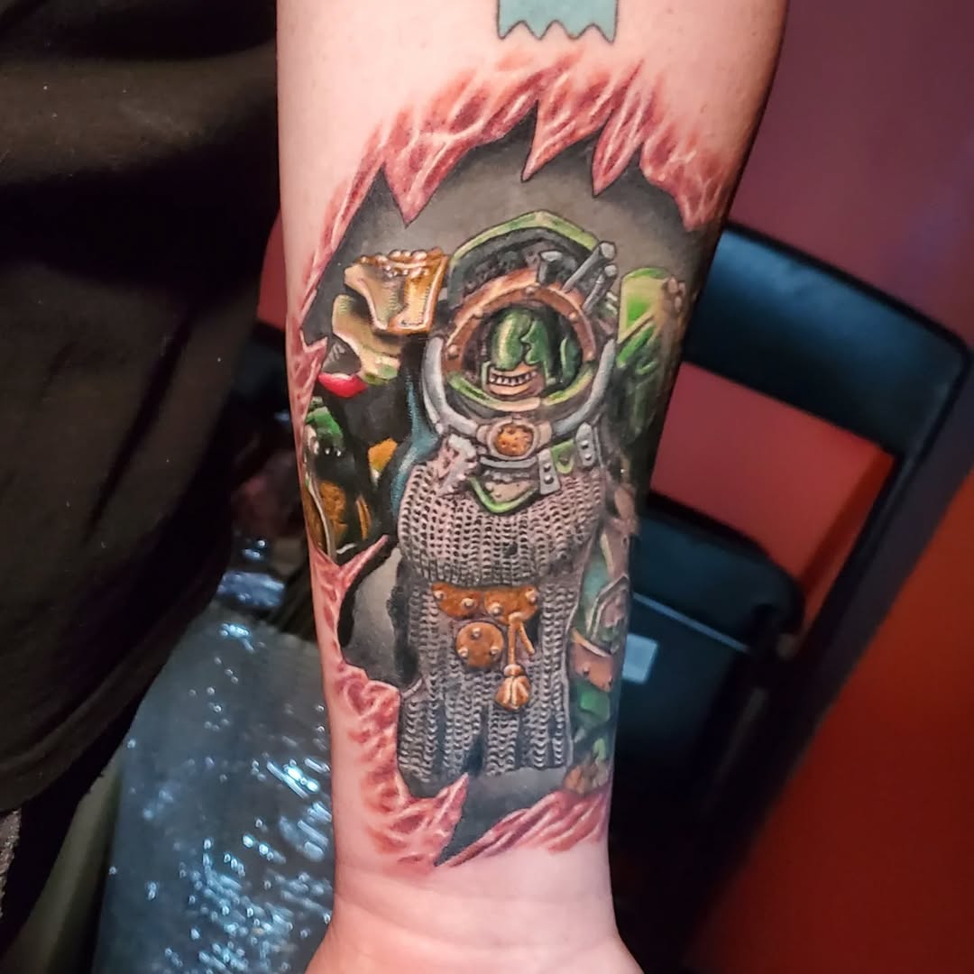 Tattoo by @mandrewtattoo — realism, dark_realism