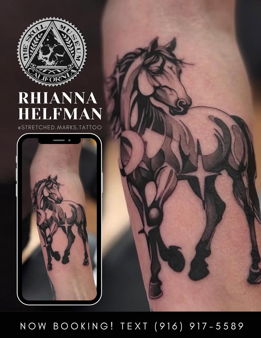 Tattoo by @stretched.marks.tattoo — illustrative, black_and_grey