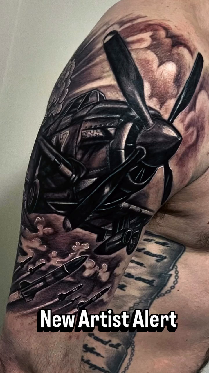 Tattoo by @thezaptrap — realism, black_and_grey