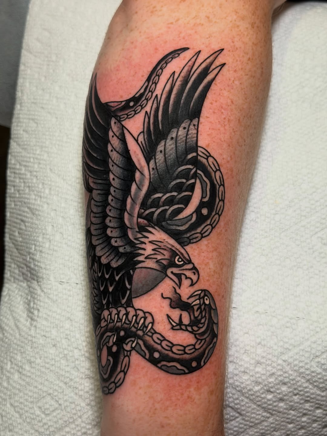 Tattoo by @brandonbeartattoos โ american_traditional, black_and_grey