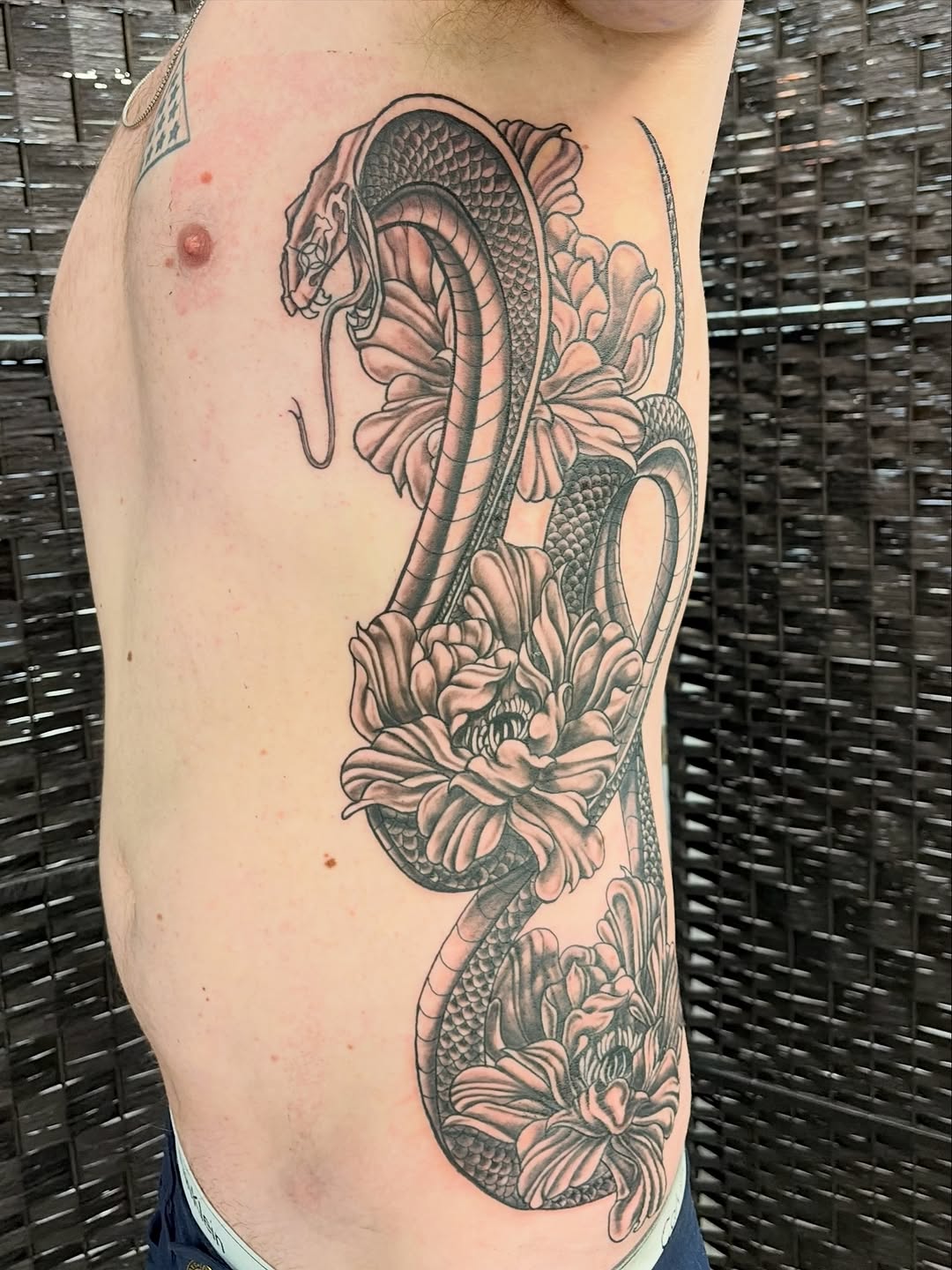 Tattoo by @brittanytattoome — black_and_grey, realism