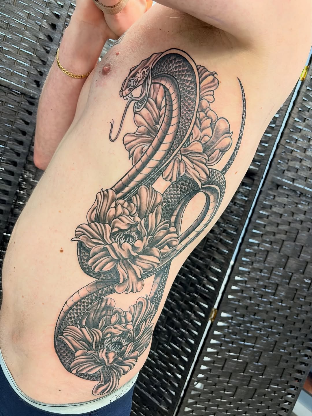 Tattoo by @brittanytattoome — black_and_grey, realism
