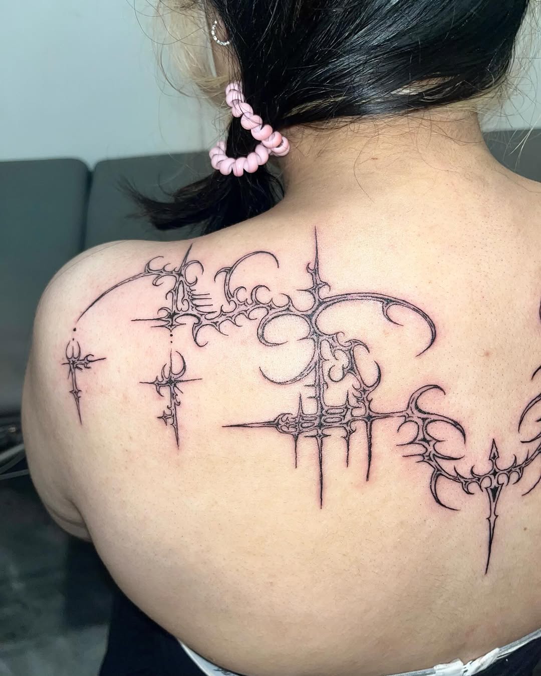 Tattoo by @mwah.ttt — blackwork, ornamental