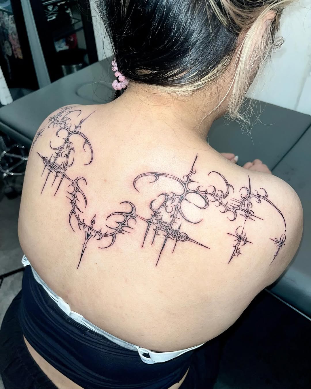 Tattoo by @mwah.ttt — blackwork, ornamental