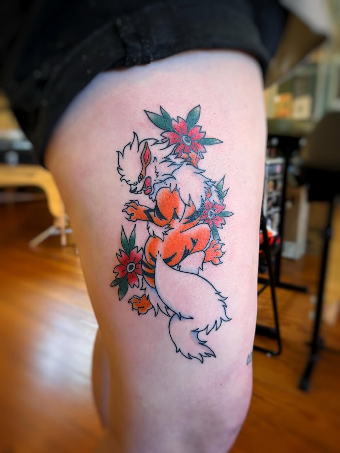 Tattoo by @bai.bai.bunni.tattoos — anime, illustrative