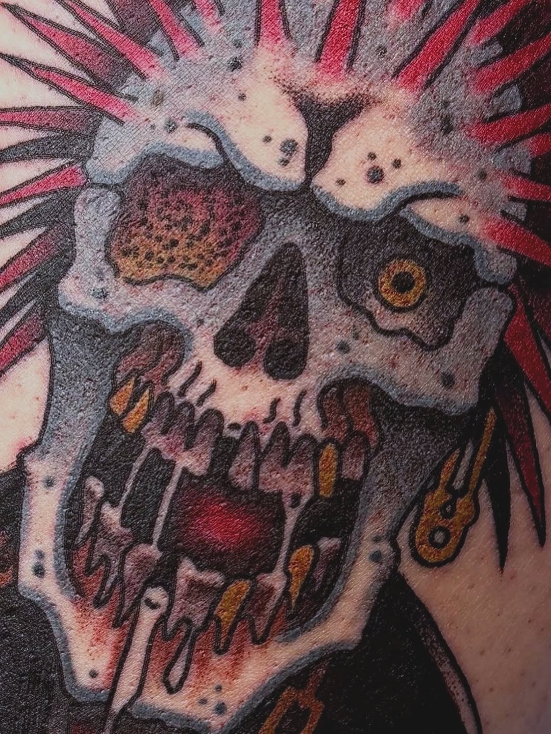 Tattoo by @cammerondamnit — american_traditional, neo_traditional