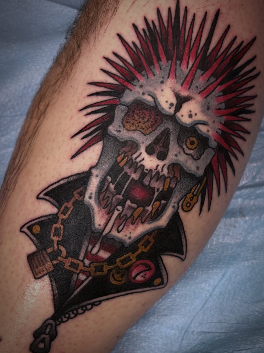 Tattoo by @cammerondamnit — american_traditional, neo_traditional