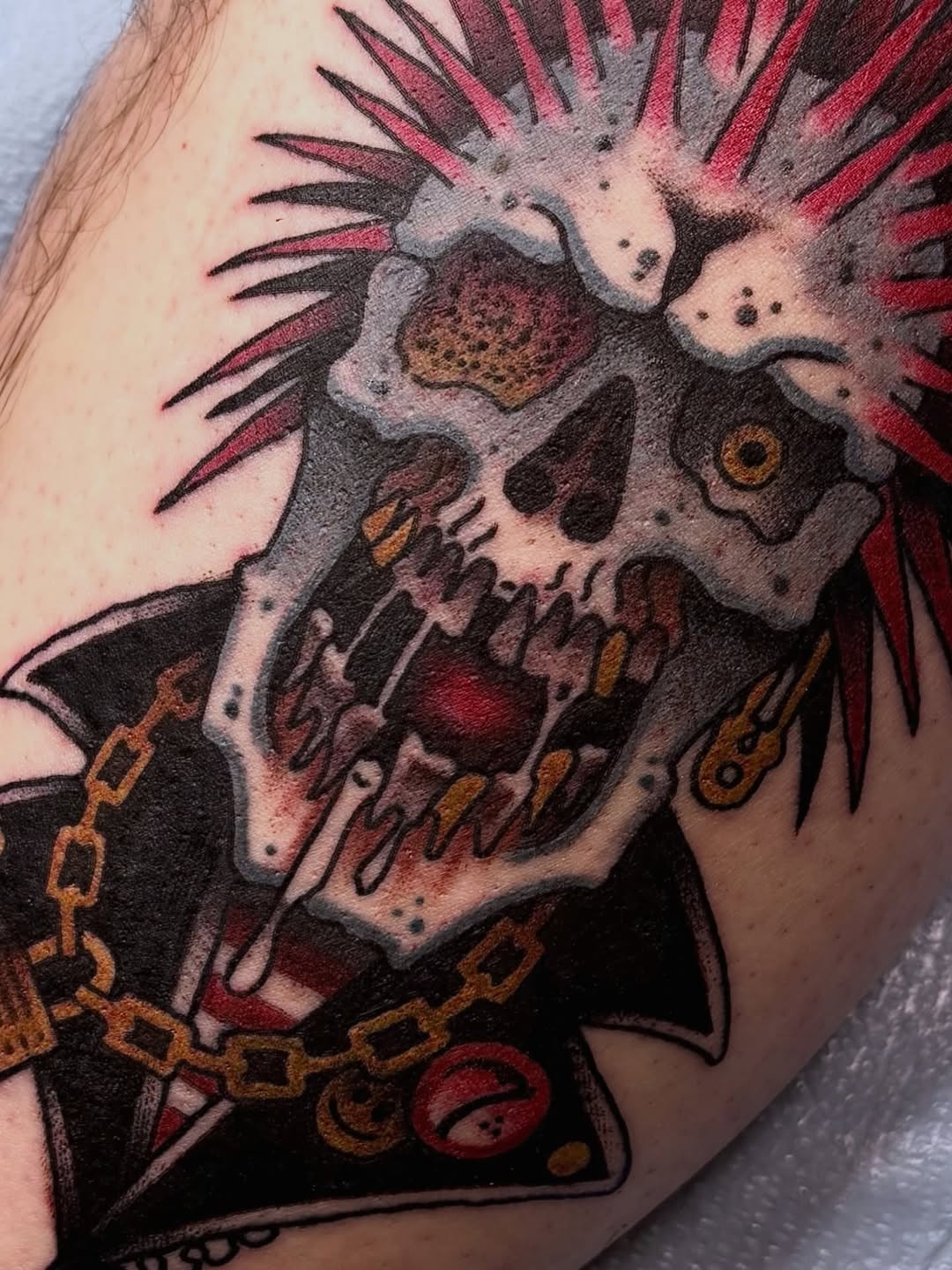 Tattoo by @cammerondamnit — american_traditional, neo_traditional