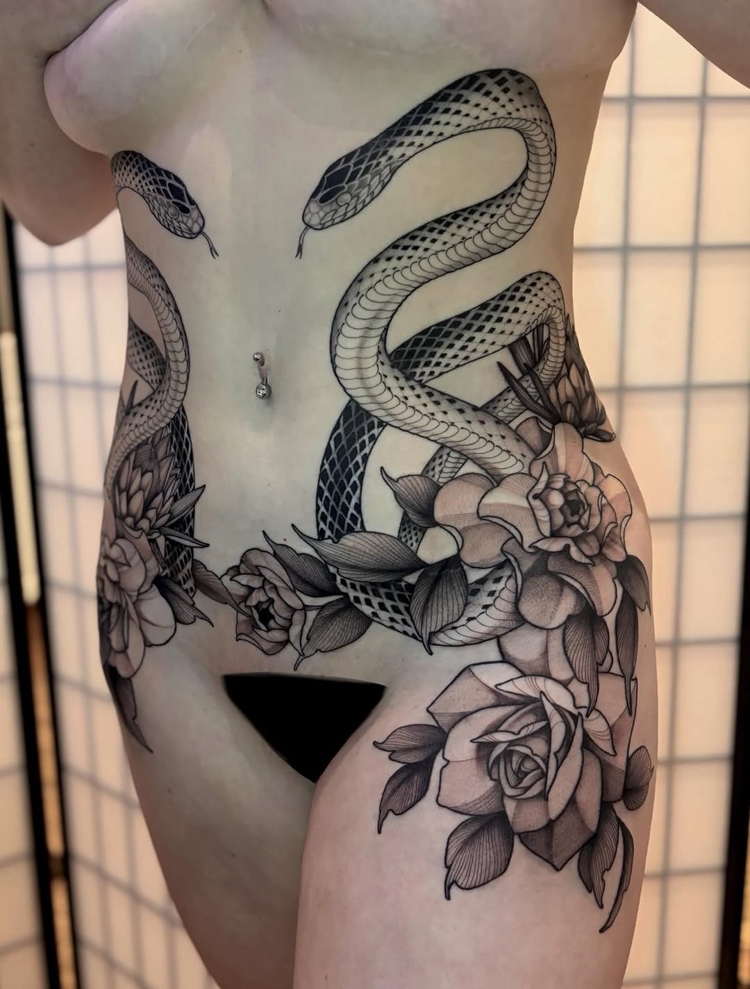 Tattoo by @ohmydarlingtattoos — realism, black_and_grey
