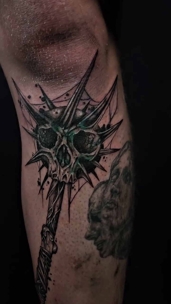 Tattoo by @wilfred_arts — dark_realism, black_and_grey