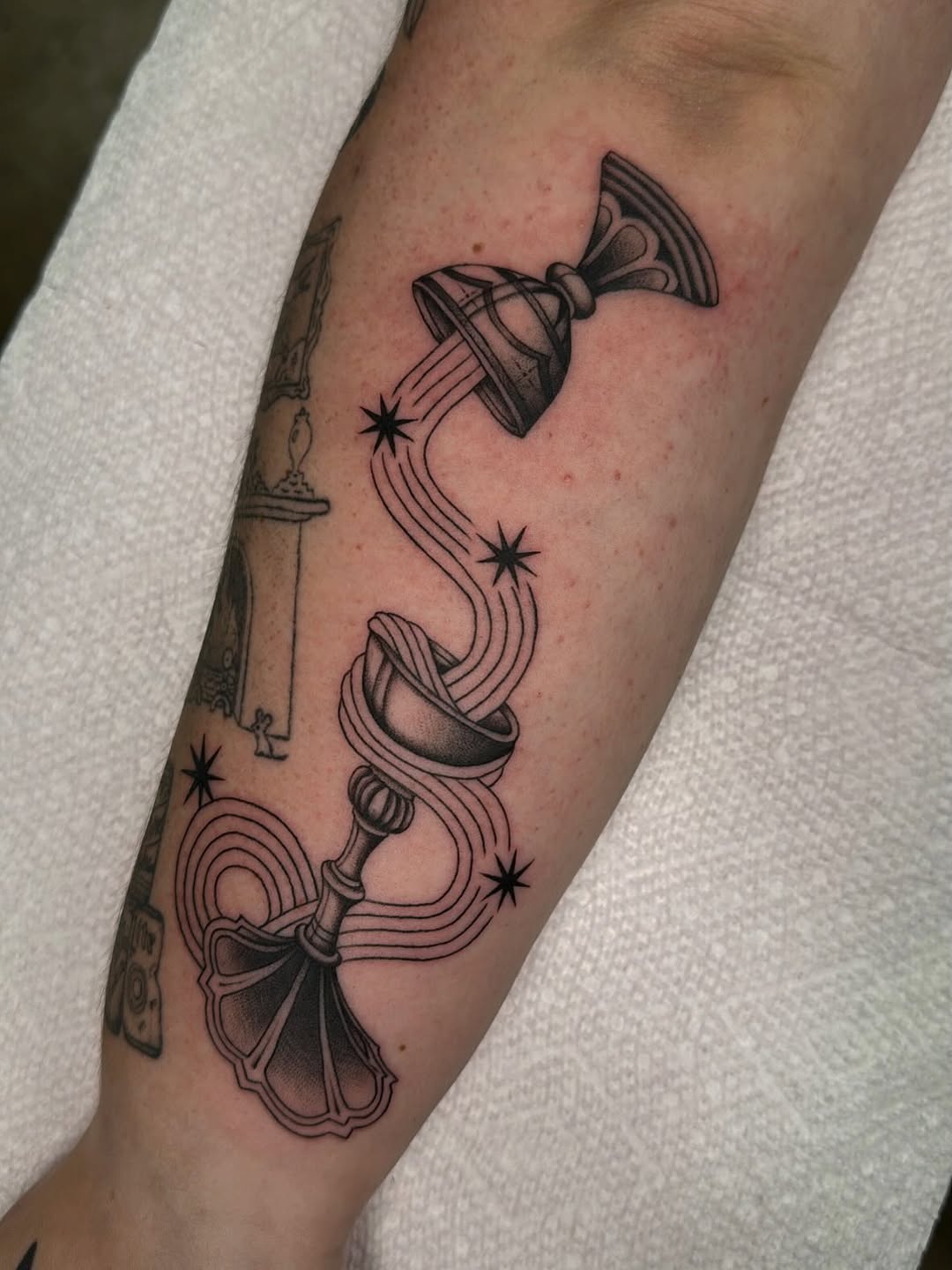Tattoo by @ash.elrey — black_and_grey, ornamental