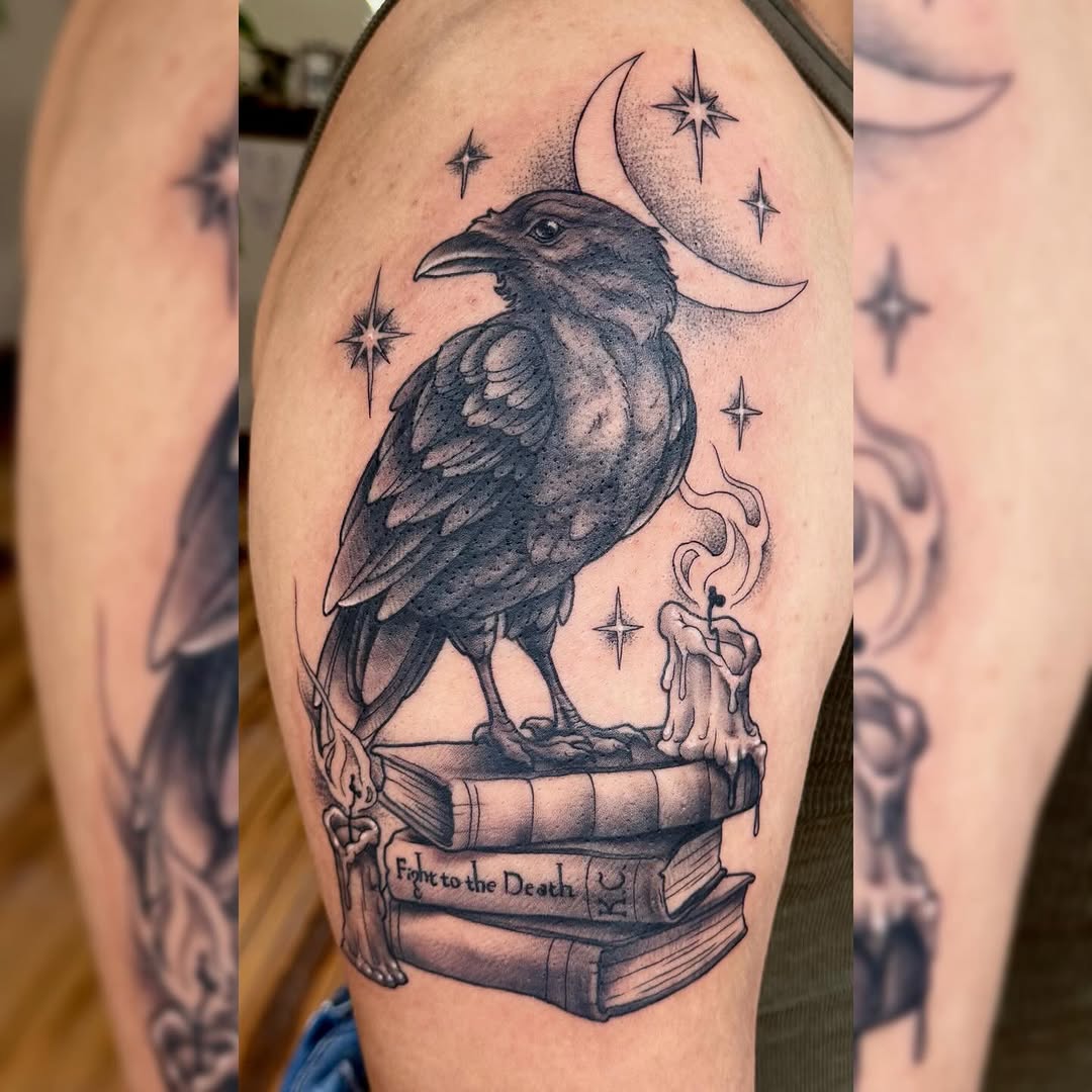 Tattoo by @gabipaigeee — black_and_grey, realism