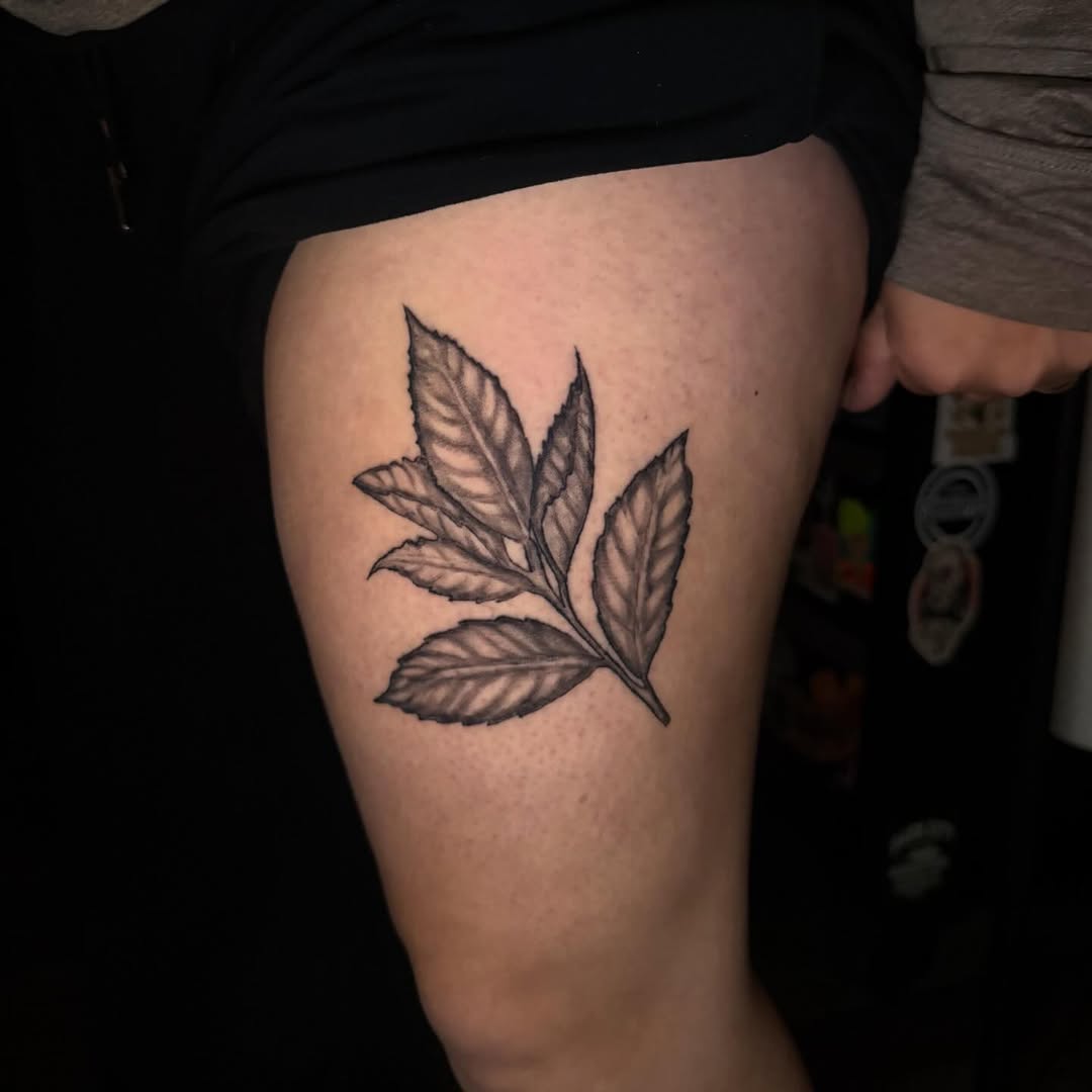 Tattoo by @kbel_art — black_and_grey, illustrative