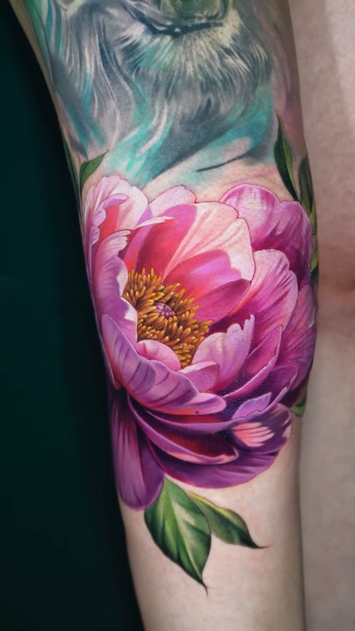 Tattoo by @danieladuquetattoo — realism, color