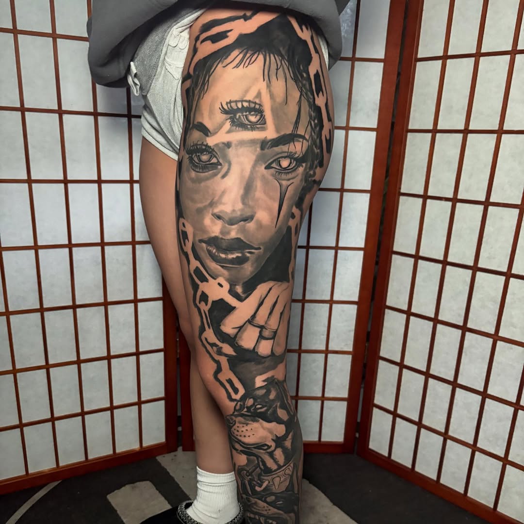 Tattoo by @tattoosxd__ — black_and_grey, realism