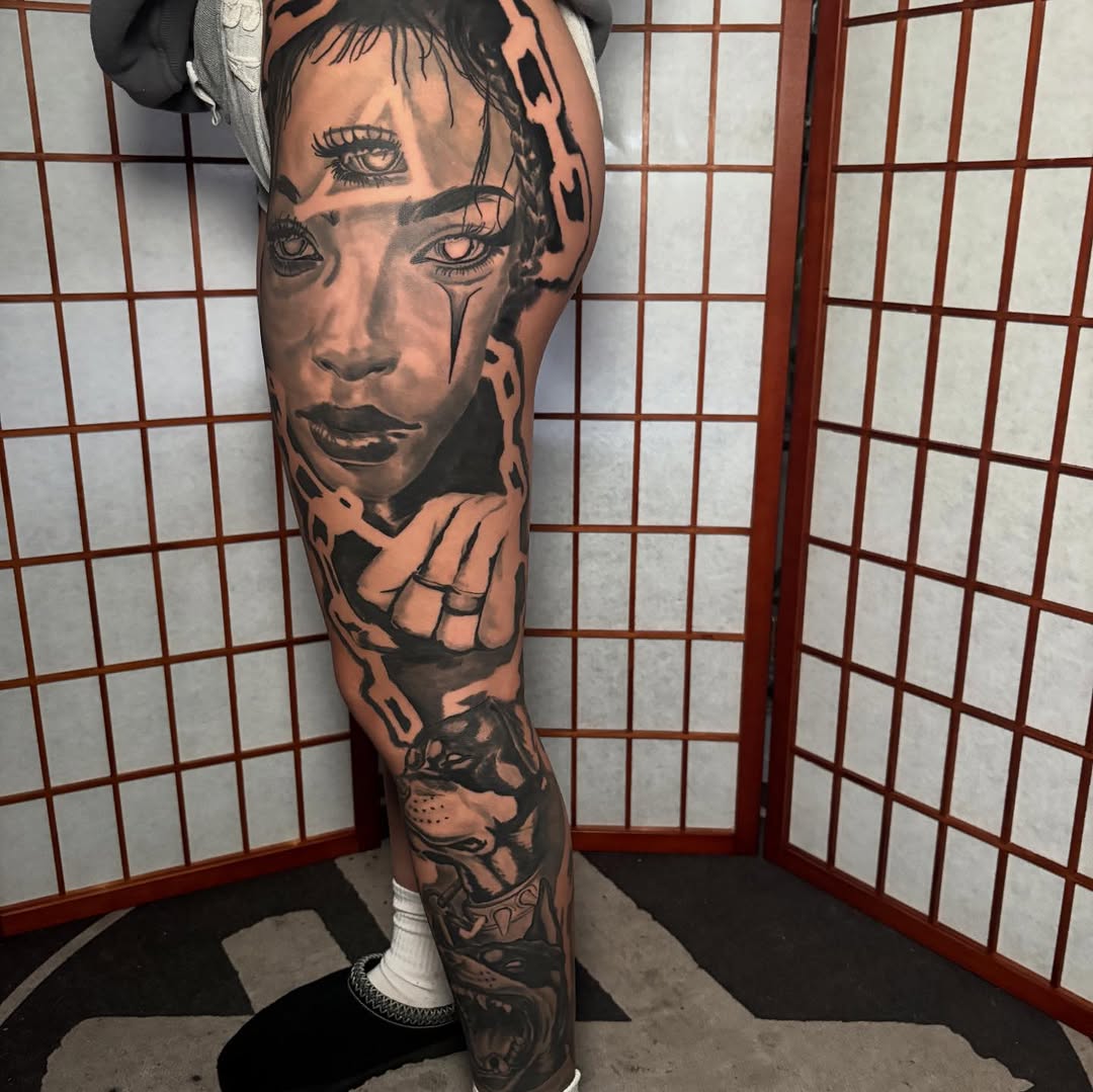 Tattoo by @tattoosxd__ — black_and_grey, realism
