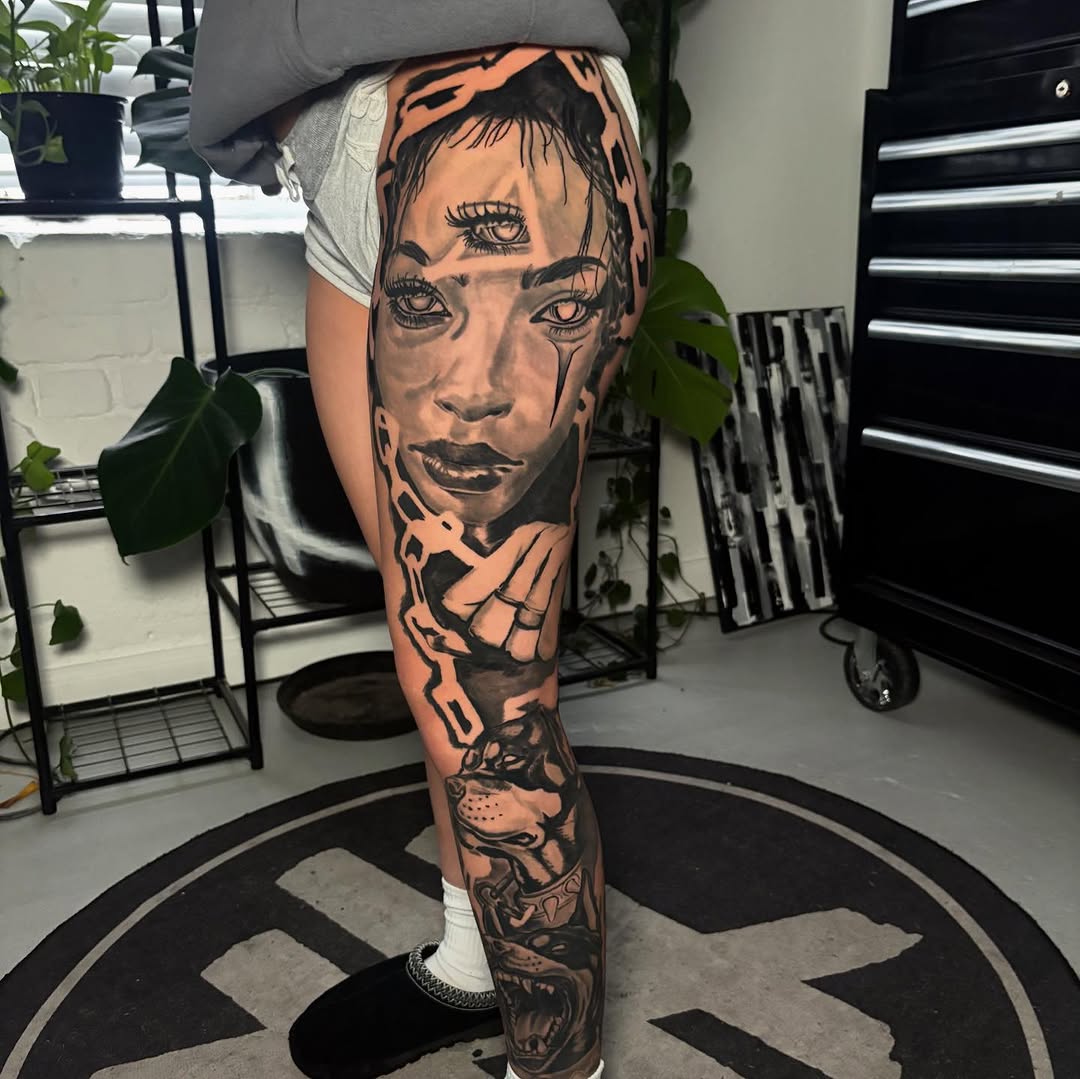 Tattoo by @tattoosxd__ — black_and_grey, realism