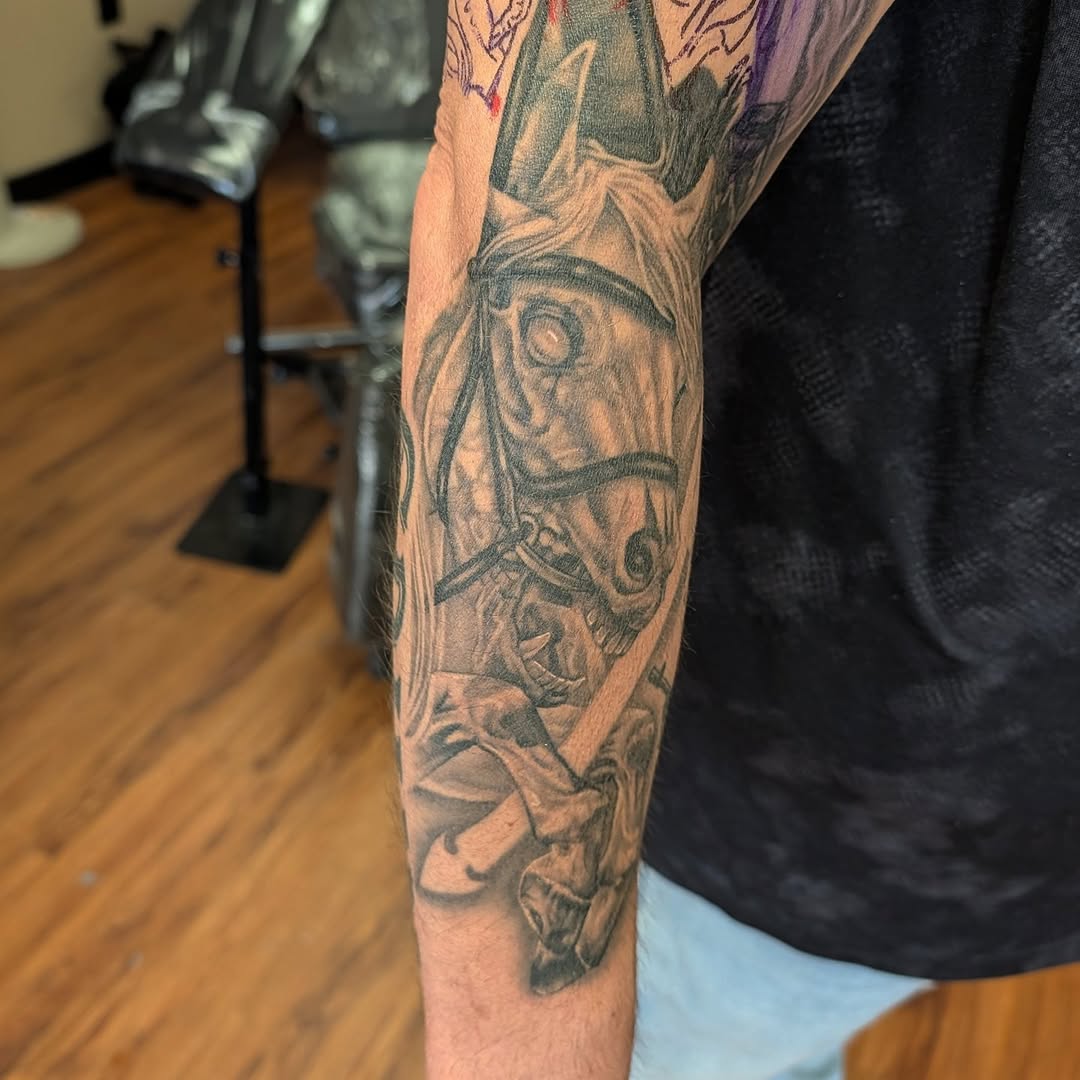Tattoo by @tattoosbyvicca — realism, black_and_grey