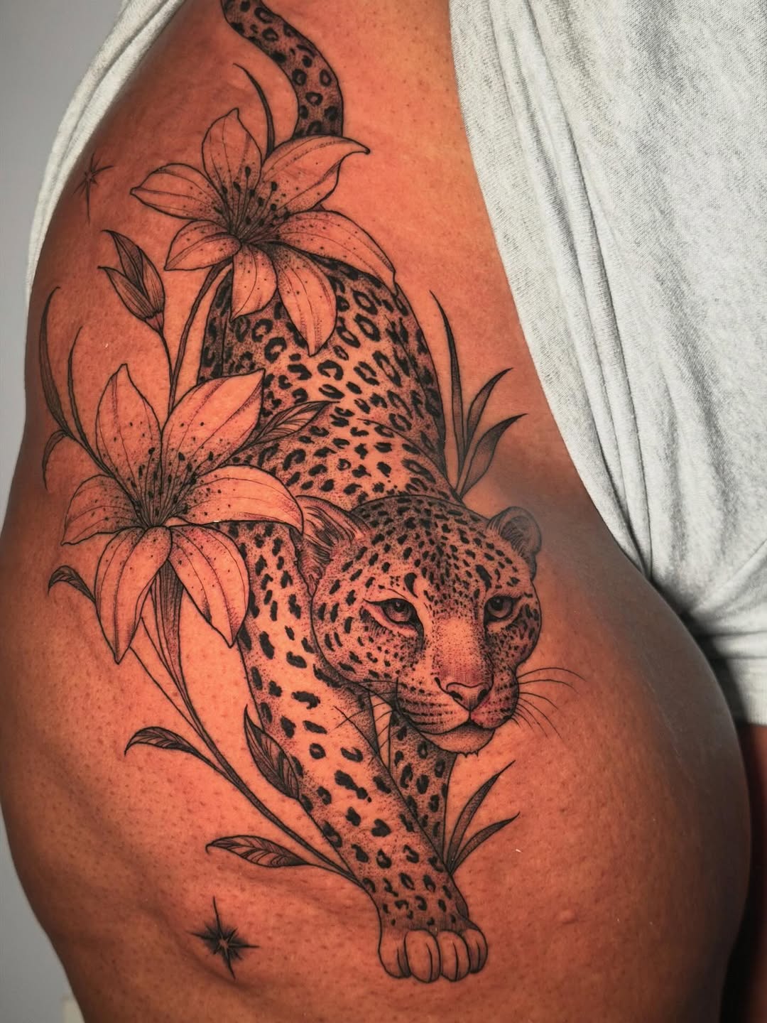 Tattoo by @kbtattz — black_and_grey, realism