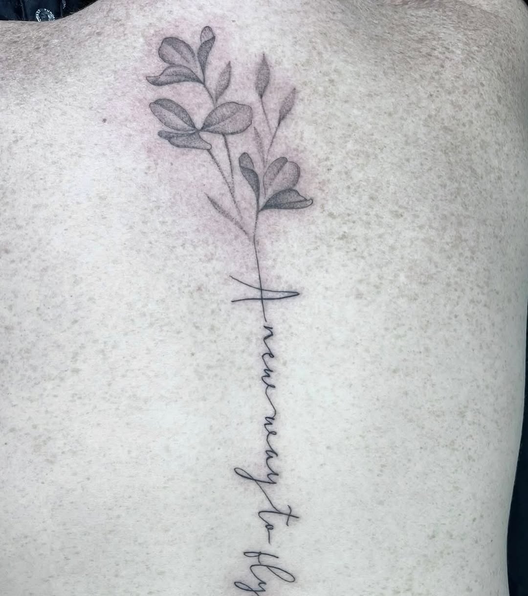 Tattoo by @eric_axle — fine_line, lettering_script