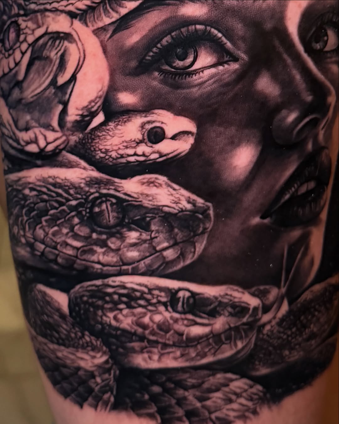 Tattoo by @chrisjansenofficial β realism, black_and_grey