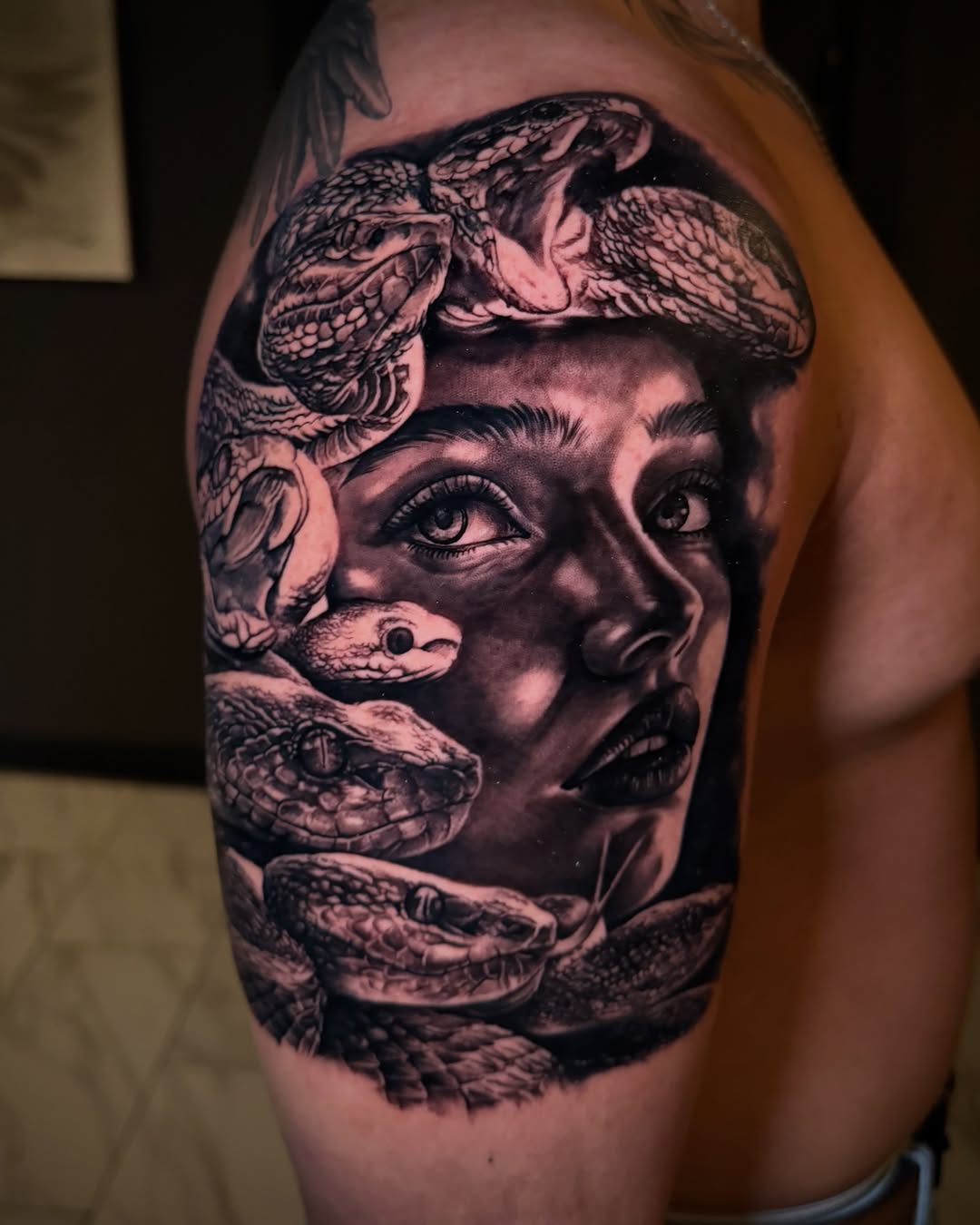 Tattoo by @chrisjansenofficial β realism, black_and_grey