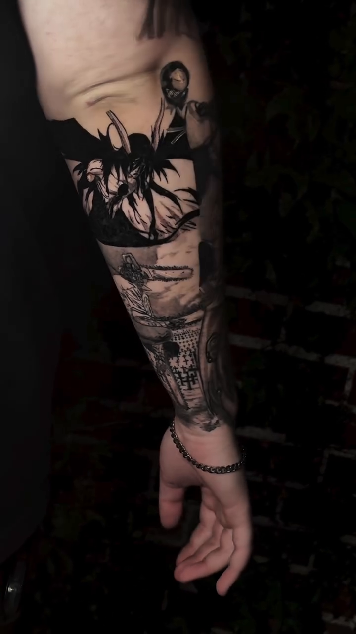 Tattoo by @eclipsedscarletart โ illustrative, anime