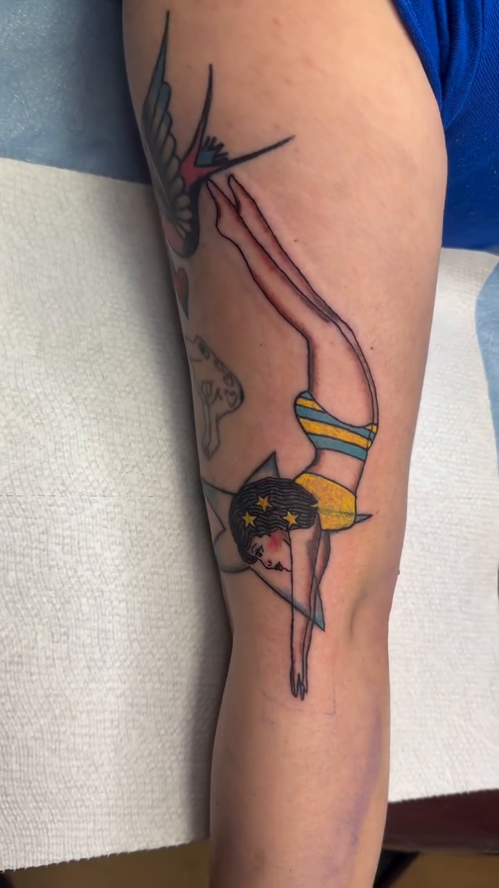 Tattoo by @luckywitchtattoo — american_traditional