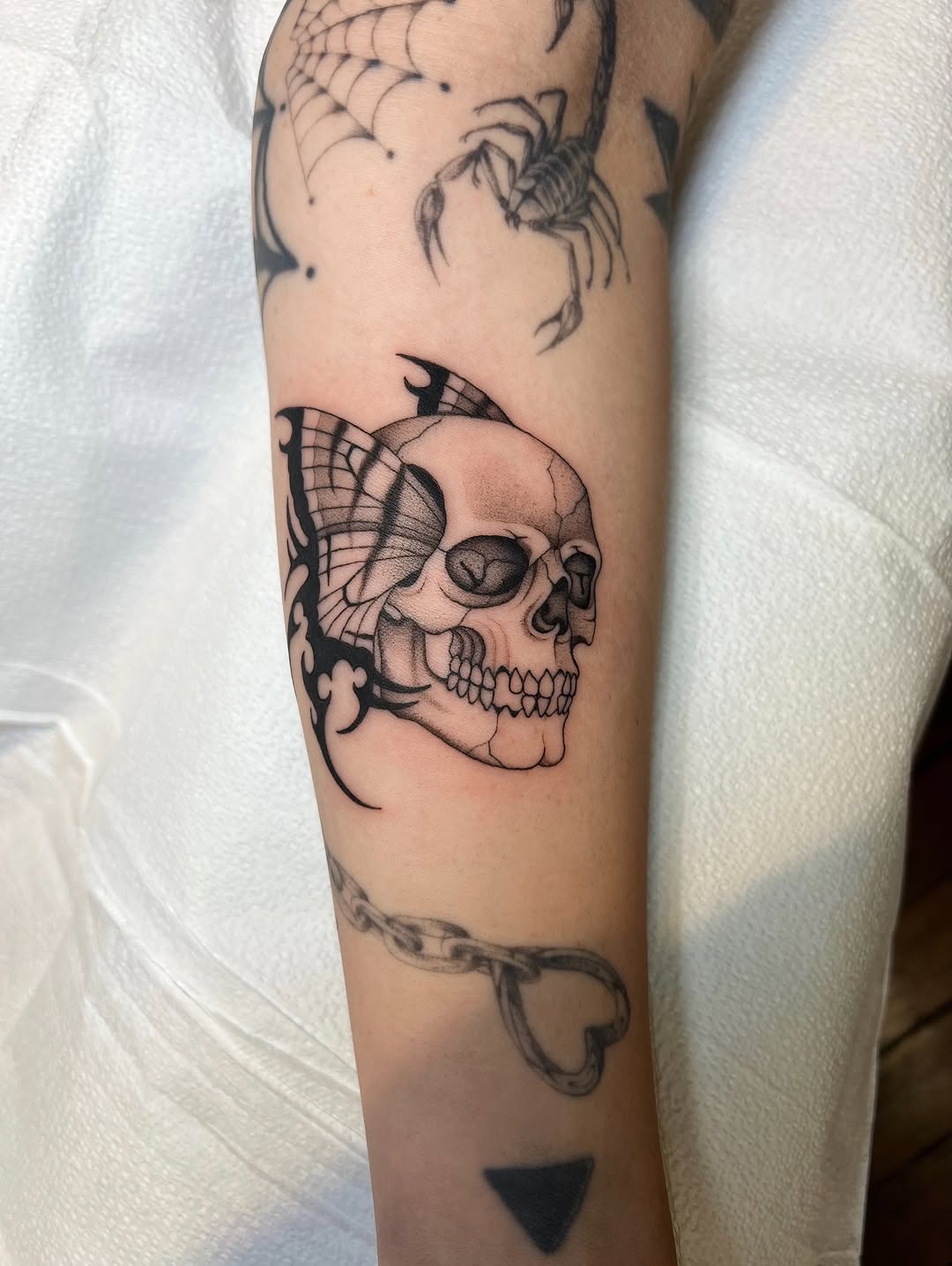 Tattoo by @mickeyycarlisle — black_and_grey, realism