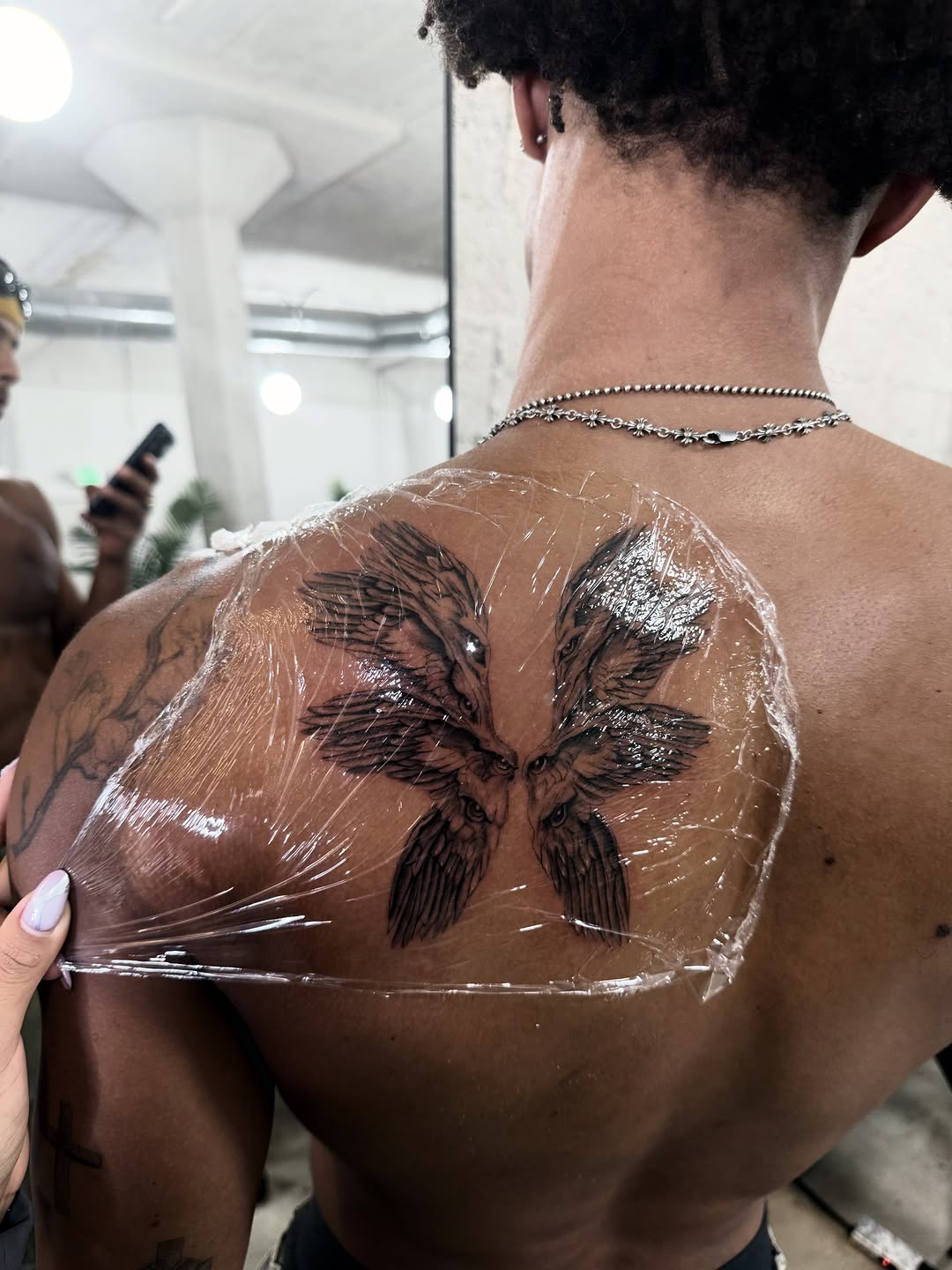 Tattoo by @inkedbykell — blackwork, illustrative