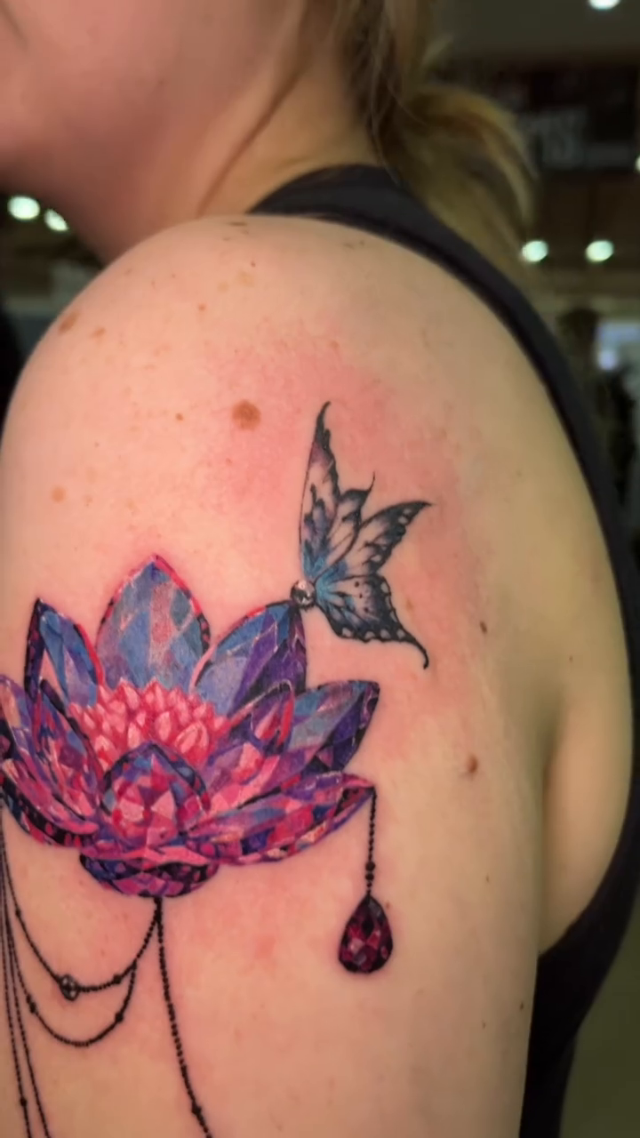 Tattoo by @battlekatgalactica — fine_line, watercolor
